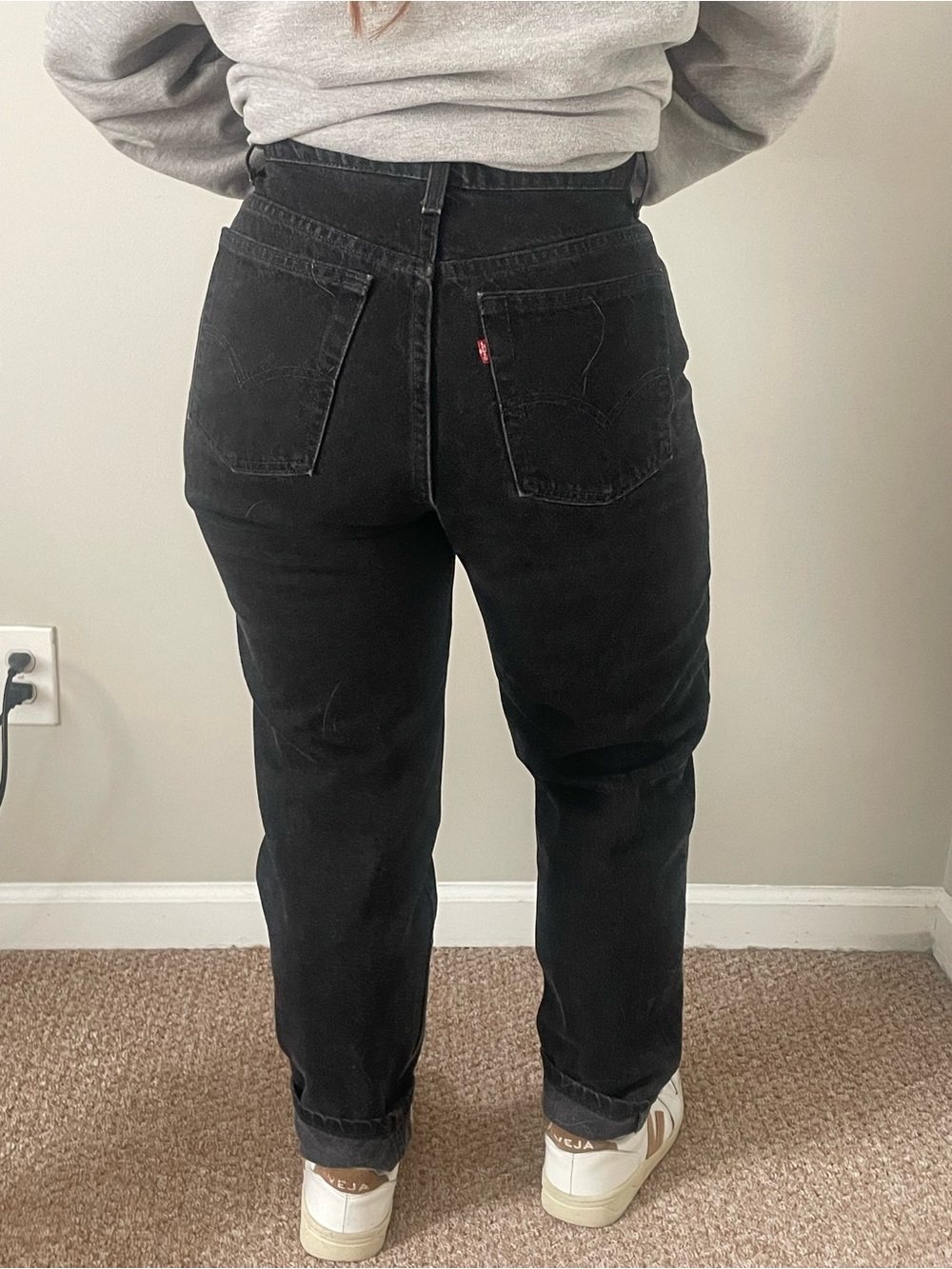 Levi's 521 Black High Rise Jeans